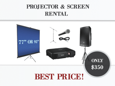 Projector and Screen Package